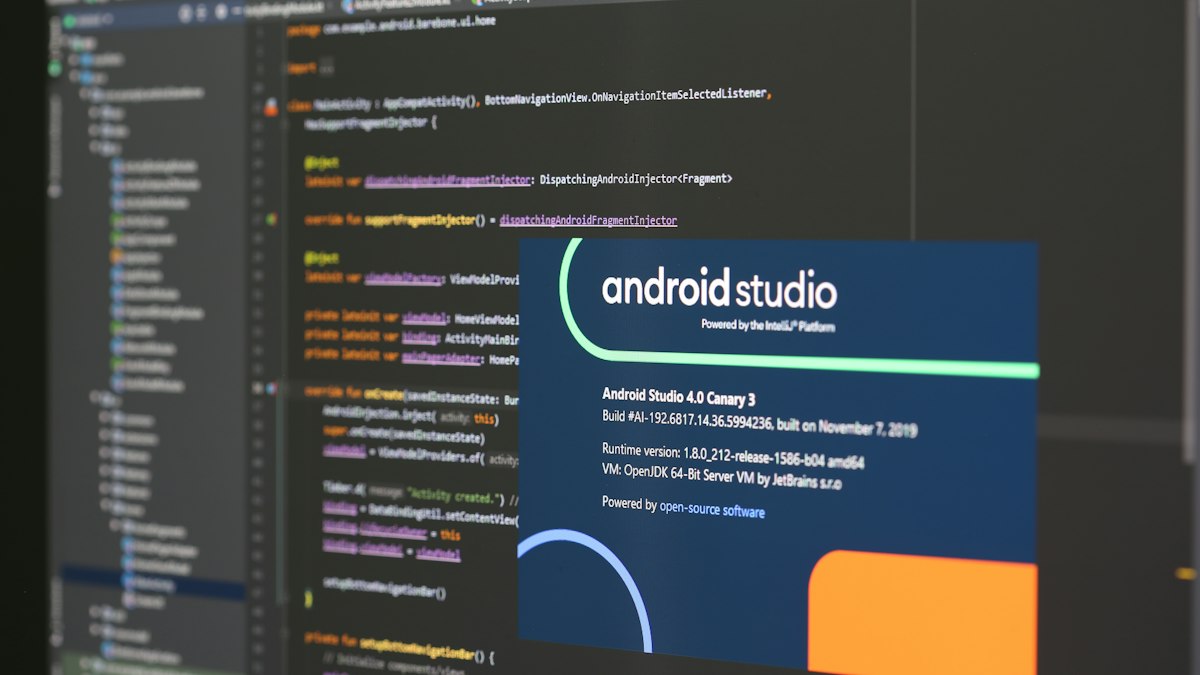 Android Studio uygulama ekranı (Android Studio application screen)