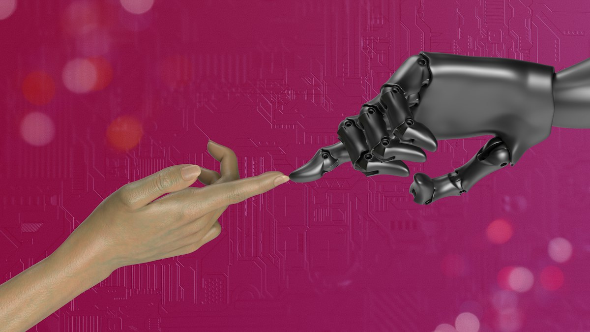 İnsan eli ve robot eli (Human and robot hands)
