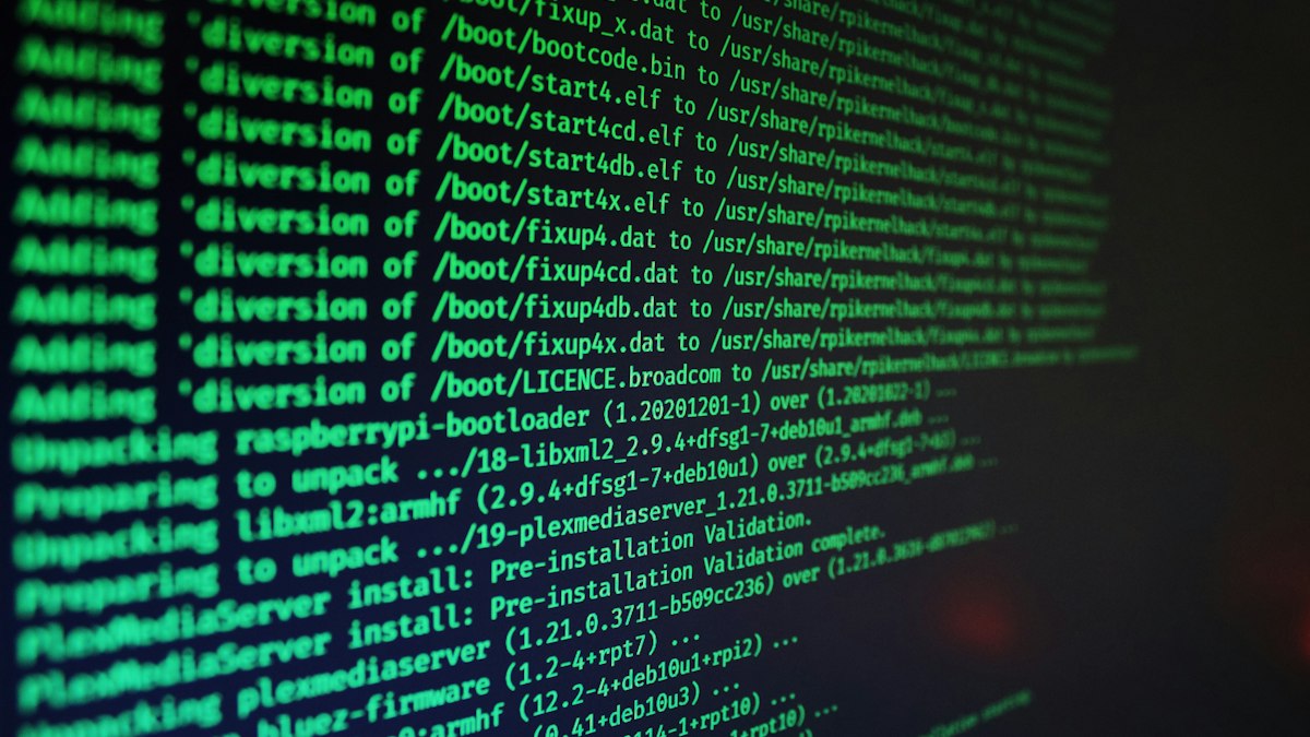Terminal ekranında paket kurulum çıktısı (Terminal output on screen)